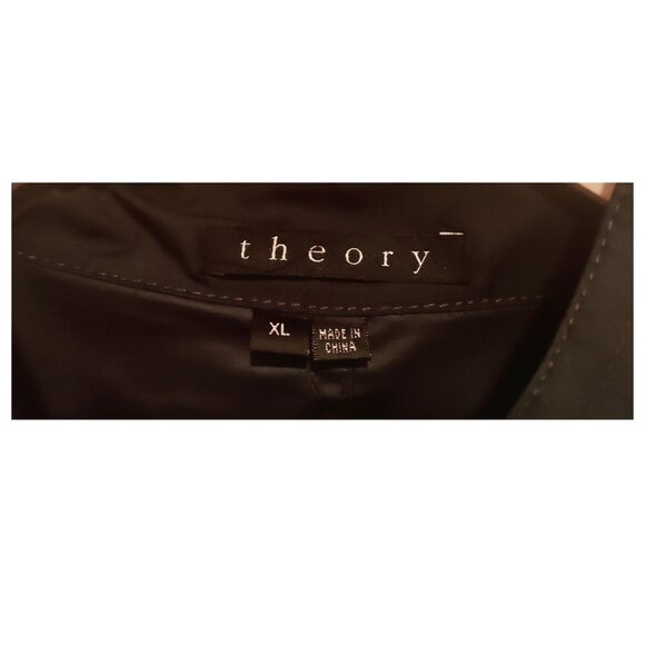 🔥 Theory “Geneva” Lightweight Black Coat – Size XL – EUC - Picture 3 of 5